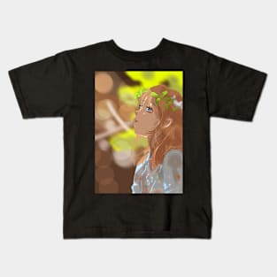 Daydreaming Girl Kids T-Shirt